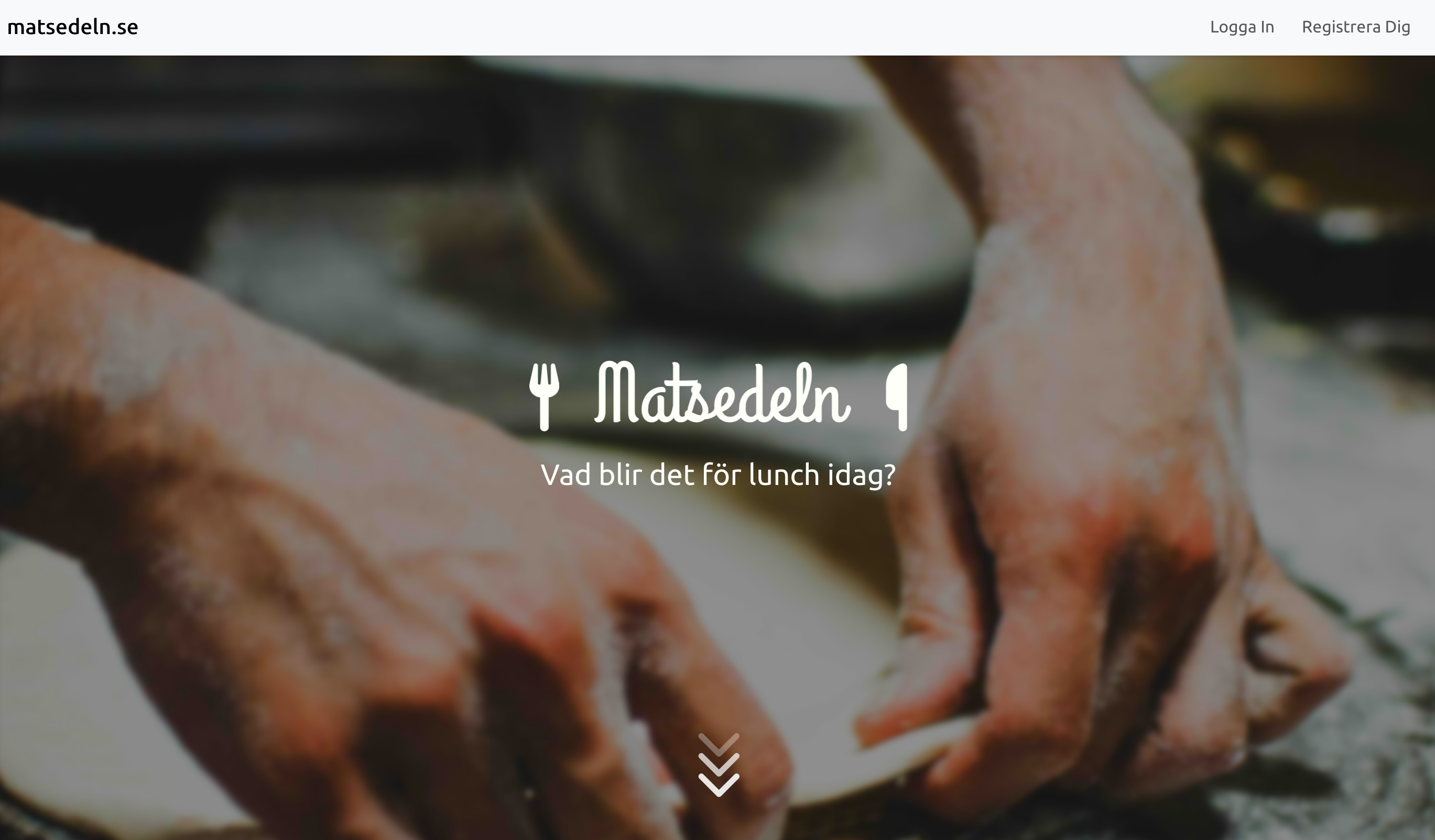Matsedeln website preview